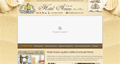 Desktop Screenshot of hotelareion.com